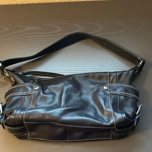 Fossil Black Leather Handbag